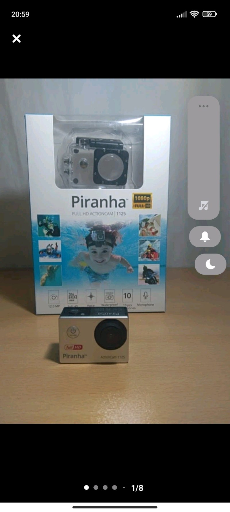 piranha 1125 Full Hd Aksiyon kamera