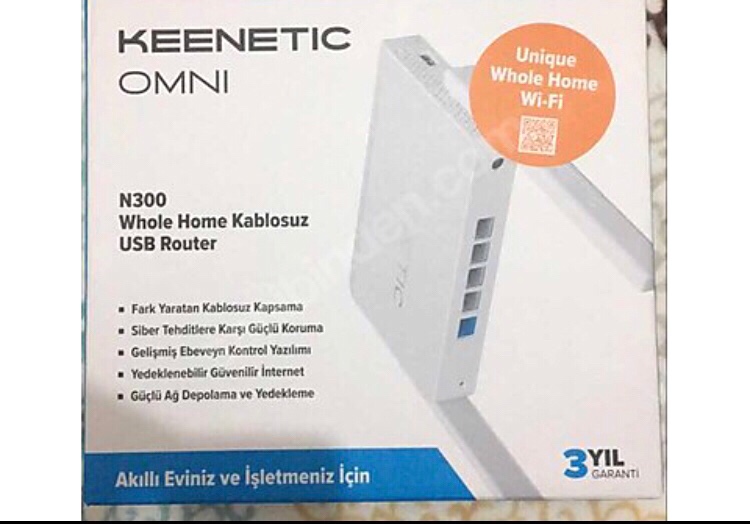 Keenetic OMNİ KN-1410 N300 Wi-Fi KABLOSUZ ROUTER